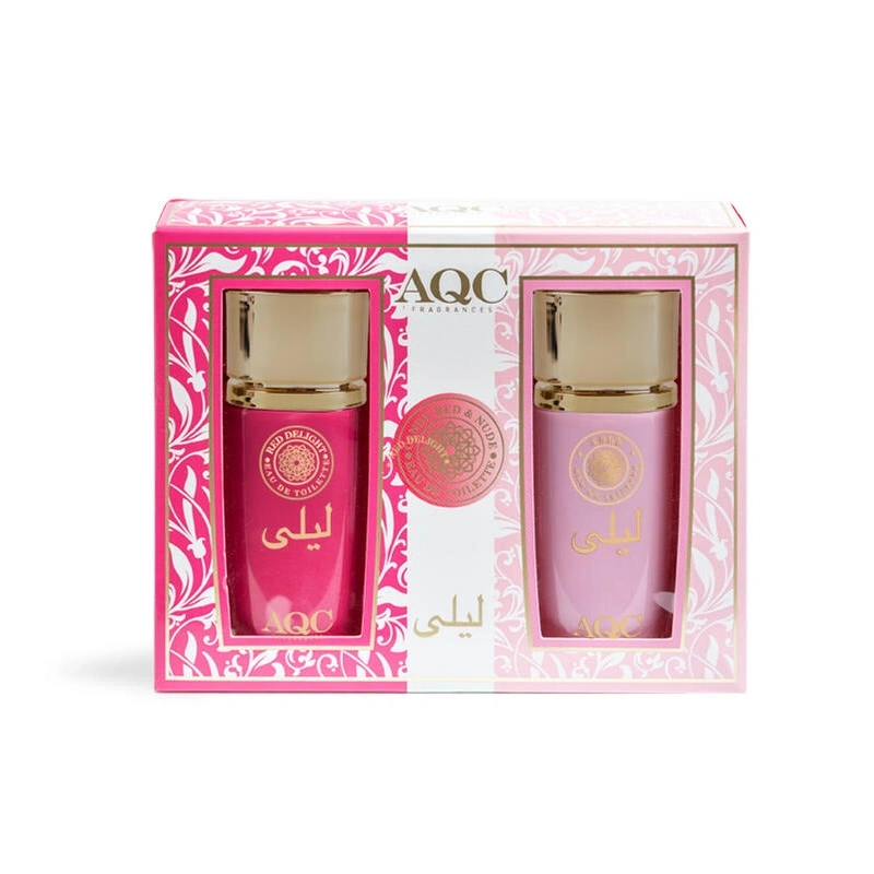 aqc-fragrances-naiste-tualettvee-komplekt-candy-red-leila-nude-2x60ml-pakend.webp
