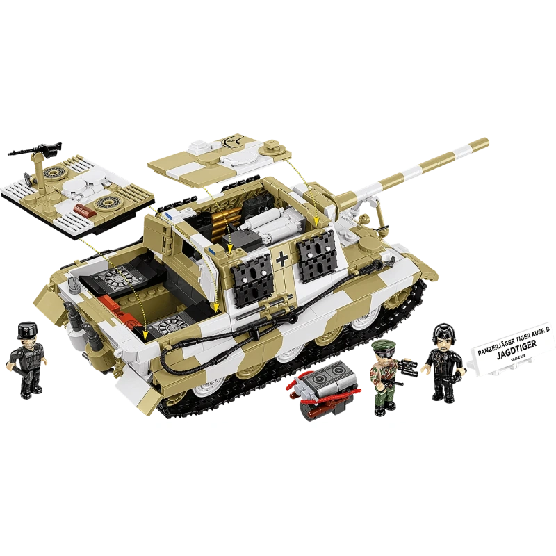 05-2674-cobi-tankihavitaja-panzerjager-tiger-ausfb-jagdtiger-siseehitus.webp