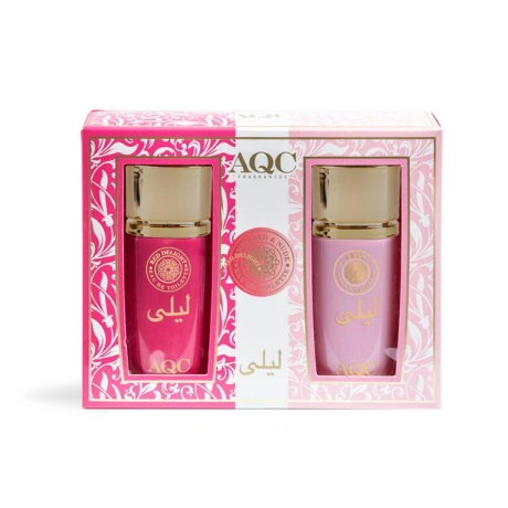 Naiste tualettvee komplekt Candy Red & Leila Nude 2 × 60 ml