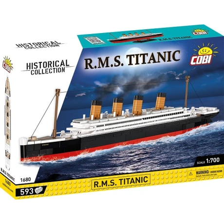 R.M.S Titanic klotsidest laevamudel 593 osa