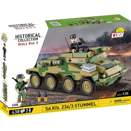 COBI raskesoomusauto Sd.Kfz. 234/3 Stummel (438 osa)