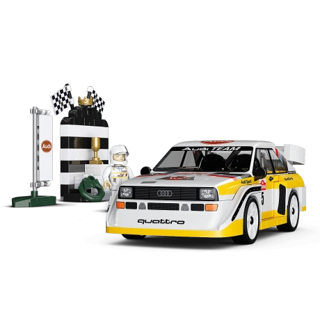 COBI konstruktor Audi Sport quattro S1 E2 ralliauto (229 osa, 1 figuur)