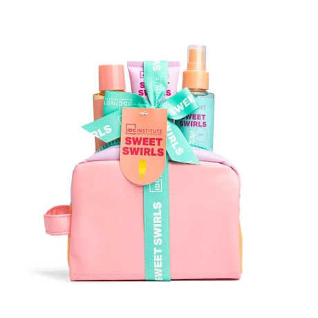 Reisikomplekt Sweet Swirls kosmeetikakotis 3 tootega