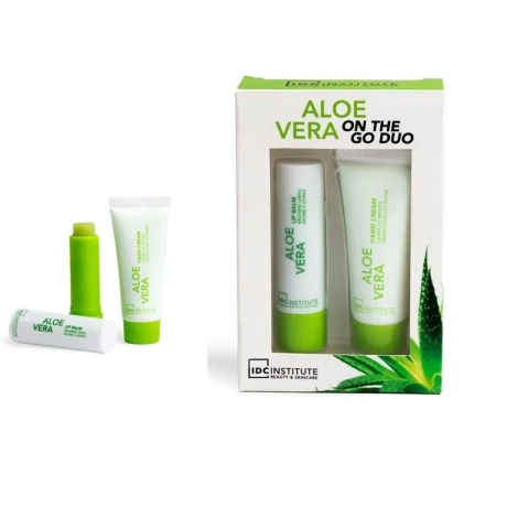 Aloe Vera niisutav kätekreem ja huulepalsam (15ml+4g)