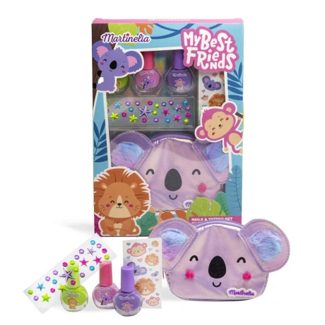 Laste maniküüri- ja tätoveeringukomplekt – 6 toodet