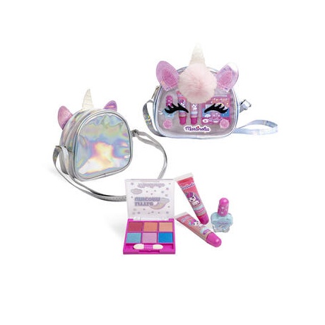 Laste meigikomplekt sädelevas kotis