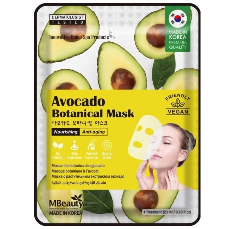 Toitev ja noorendav avokaado näomask 23 ml (Korea)