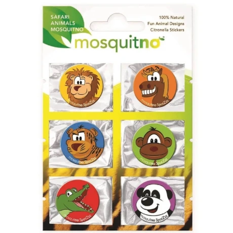 Sääsekaitse kleepsud SpotZzz Safari 6tk