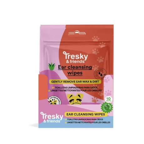 Lemmiklooma kõrvapuhastuslapid Aloe Veraga 10tk